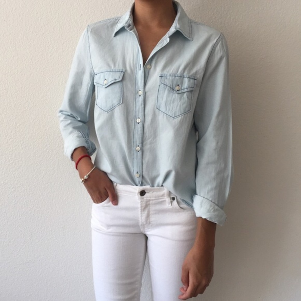 Chambray Top